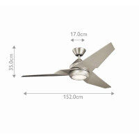 Jade - 60in / 152cm Fan - Brushed Nickel 5