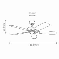 Kevlar - 60in / 152cm Fan - Matte White 7