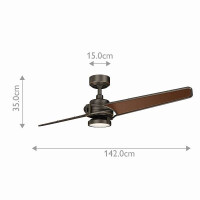 Xety - 56in / 142cm Fan - Olde Bronze 4