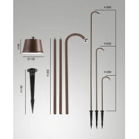 Fabas Luce Armanda Spot - Set inkl. Erdspieß / Akku Ro