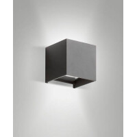Fabas Luce CUBA DARK GREY Wandleuchten D gallery