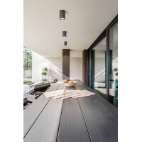 Fabas Luce MANU DARK GREY Deckenleuchten Dunkel Grau 3