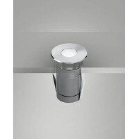 Fabas Luce TULIP 2 SIVER Außeneinbauleuchten Edelstahl