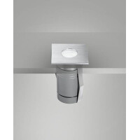 Fabas Luce NAIRE 2 SILVER Außeneinbauleuchten Edelstah