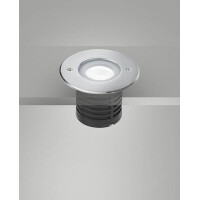 Fabas Luce IRVING 2 SILVER Außeneinbauleuchten Edelsta