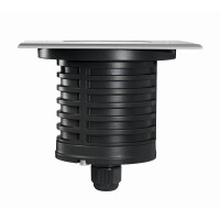 Fabas Luce WAKO 2 SILVER Außeneinbauleuchten Edelstahl