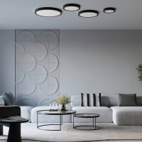 Sollux SL.1248 Plafond ONYX 60 schwarz LED 3000K 8