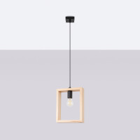 Sollux SL.1310 Pendelleuchte ARIES Naturholz 2