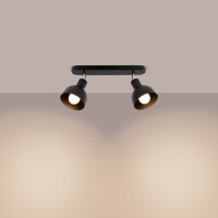 Sollux SL.1317 Plafond ELBA 2 Schwarz 3