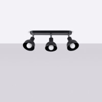 Sollux SL.1318 Plafond ELBA 3 Schwarz 2