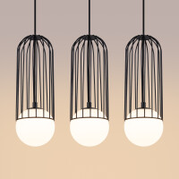 Sollux SL.1334 Pendelleuchte BRINA 3L Schwarz 5