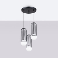 Sollux SL.1336 Pendelleuchte BRINA 3P Schwarz 2