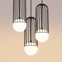 Sollux SL.1336 Pendelleuchte BRINA 3P Schwarz 5