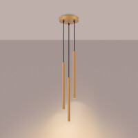 Sollux SL.1342 Pendelleuchte ARCHE 3P Gold 3