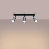 Sollux SL.1368 Plafond WINX 3 schwarz/chrom 3