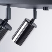 Sollux SL.1370 Plafond WINX 4 schwarz/chrom 6
