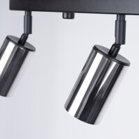 Sollux SL.1371 Plafond WINX 4L schwarz/chrom 6