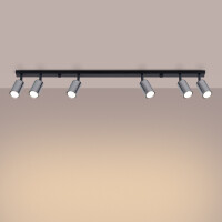 Sollux SL.1372 Plafond WINX 6L schwarz/chrom 3