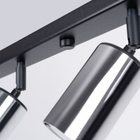 Sollux SL.1372 Plafond WINX 6L schwarz/chrom 7
