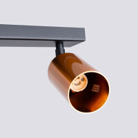 Sollux SL.1375 Plafond WINX 2 schwarz/kupfer 5