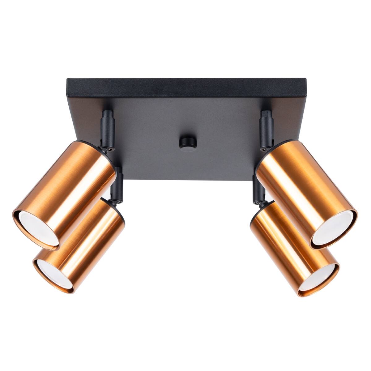 Sollux SL.1378 Plafond WINX 4 schwarz/kupfer