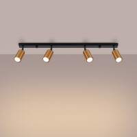 Sollux SL.1379 Plafond WINX 4L schwarz/kupfer 3