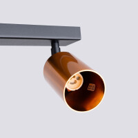 Sollux SL.1380 Plafond WINX 6L schwarz/kupfer 5