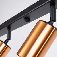 Sollux SL.1380 Plafond WINX 6L schwarz/kupfer 7