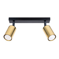 Sollux SL.1383 Plafond WINX 2 schwarz/gold 1