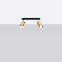 Sollux SL.1383 Plafond WINX 2 schwarz/gold 2