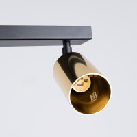 Sollux SL.1383 Plafond WINX 2 schwarz/gold 5