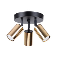 Sollux SL.1385 Plafond WINX 3P schwarz/g gallery