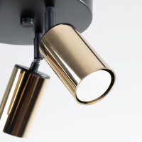 Sollux SL.1385 Plafond WINX 3P schwarz/gold 7