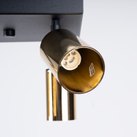 Sollux SL.1386 Plafond WINX 4 schwarz/gold 5