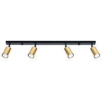 Sollux SL.1387 Plafond WINX 4L schwarz/g gallery