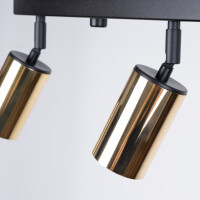 Sollux SL.1387 Plafond WINX 4L schwarz/gold 6