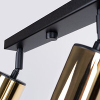 Sollux SL.1387 Plafond WINX 4L schwarz/gold 7
