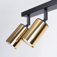 Sollux SL.1388 Plafond WINX 6L schwarz/gold 6