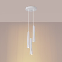 Sollux SL.1398 Hängeleuchte PRYSM 3P weiß 3