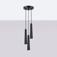 Sollux SL.1401 Hängeleuchte PRYSM 3P schwarz 2