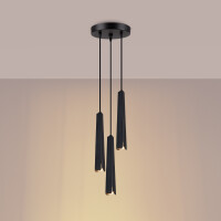 Sollux SL.1401 Hängeleuchte PRYSM 3P schwarz 3