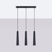 Sollux SL.1402 Hängeleuchte PRYSM 3L schwarz 2