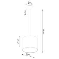 Sollux SL.1403 Hängeleuchte NOVA 30 weiß 8