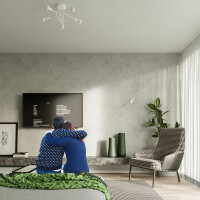 Sollux SL.1431 Kronleuchter LOOP 3 weiß 7