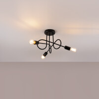 Sollux SL.1434 Kronleuchter LOOP 3 schwarz 3