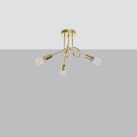 Sollux SL.1437 Kronleuchter LOOP 3 glänzend gold 2