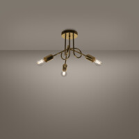 Sollux SL.1437 Kronleuchter LOOP 3 glänzend gold 3