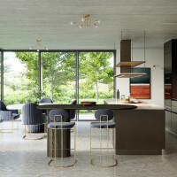 Sollux SL.1437 Kronleuchter LOOP 3 glänzend gold 8