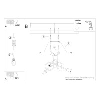 Sollux SL.1440 Kronleuchter LOOP 3 chrom 6