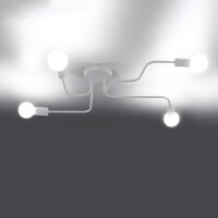 Sollux SL.1442 Kronleuchter VECTOR 4 weiß 3